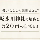 櫻井よしこの豪邸はどこ？赤坂氷川神社の境内に建つ520㎡の自宅とは