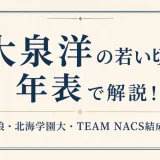 大泉洋の若い頃を年表で解説！二浪・北海学園大・TEAM NACS結成まで